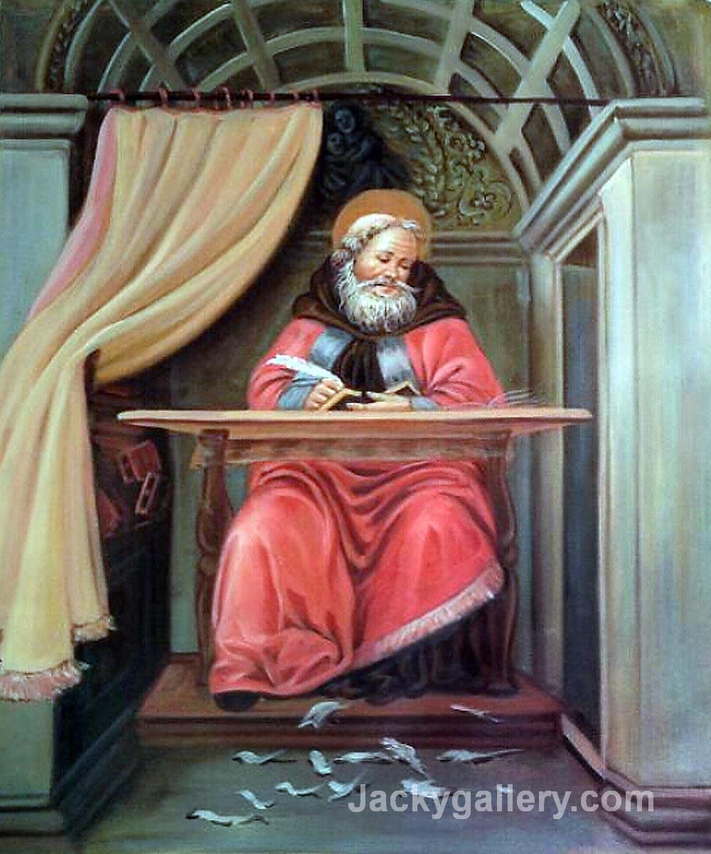 St. Augustine in his cell by Sandro Botticelli paintings reproduction